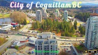 City of Coquitlam BC Canada Drone 4k