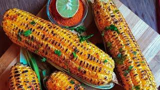 roasted corn recipe | bhutta masala recipe | roasted masala corn | #bhutta #corn #streetfood #shorts