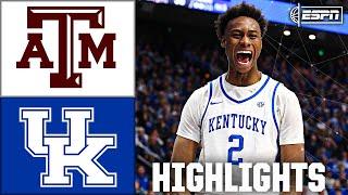 Texas A&M Aggies vs. Kentucky Wildcats | Full Game Highlights | ESPN College Basketball