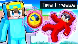 Using TIME FREEZE To Prank My Friends in Minecraft!