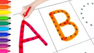 ABC Song | Writing the Alphabet from A to Z uppercase