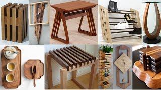 Creative Contemporary Woodworking Project Ideas for Your Next Build / Modern wood furniture ideas