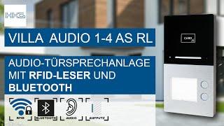 Produktvorstellung VILLA AUDIO 1-4 AS RL - Aufputz-Türstation mit Bluetooth und RFID / HHG GmbH