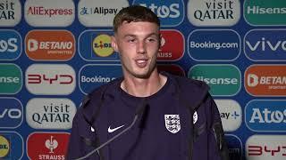 ENGLAND: Post-Match Interview: Cole Palmer: England 0-0 Slovenia: Euro 2024