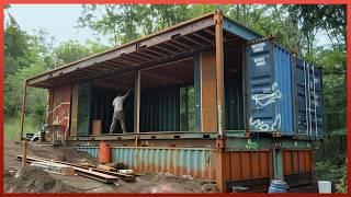 Man Builds Amazing DIY Container Home | Low-Cost Housing Start to Finish @FabricaTuSueno