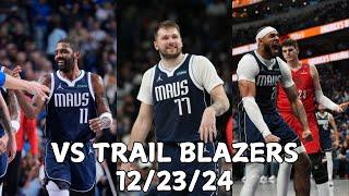 Dallas Mavericks Team Highlights vs the Trail Blazers (12.23.2024)