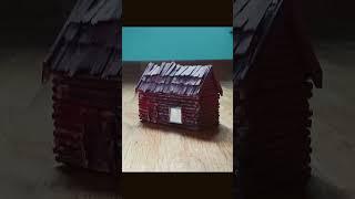 making a mini wooden house #art #artist #shorts #wood #woodenhouse #mini #diy