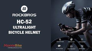 ROCKBROS HC-52 Helm Sepeda Roadbike Aero Ultralight TT Magnetic Snap Cycling Helmets Sepeda Balap