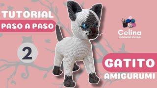 AMIGURUMI KITTEN - step by step / Tutorial Nº2 Celina crochet innovations