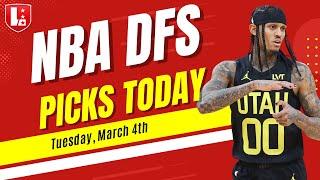 NBA DFS Today 3/4 Draftkings & FanDuel | NBA Picks & Slate Breakdown