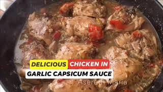 GARLIC CHICKEN | CHICKEN THIGH RECIPE | Asereth Maria kitchen