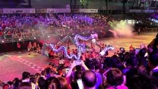 North West CDC DVD dragon dance at Chingay 2014