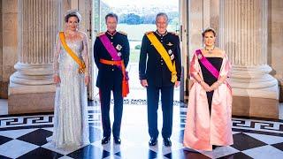 Luxembourg Grand Duke and Grand Duchess State visit to King Philippe and Queen Mathilde