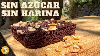 BROWNIE SIN HARINA, SIN AZÚCAR Y SIN HORNO en 5 Minutos  - Recetas de Guille en 5 Minutos