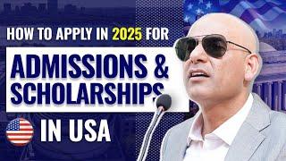 US University Admissions & Scholarships in 2025 | LIVE Q&A