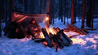 Surviving the Cold - Winter Camping in Snow