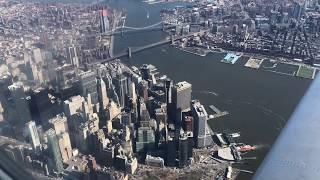 Fantastic CLOSE UP Views! - Flying Over Manhattan New York City- Landing LGA Laguardia - DL CRJ-900