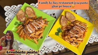 How to make Perfect Restaurant Style Arrabiata Pasta at home | Recipe by Foodie Girl Tayeba