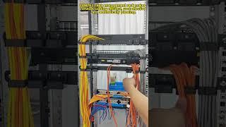 Cable management rack makes network cabling efficient, cost-effective, and aesthetically pleasing.