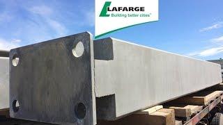 Precast Concrete Column production sequence by Lafarge Precast Edmonton