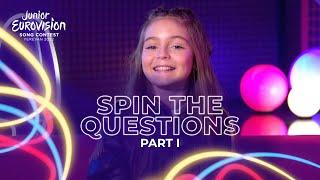 Spin The Questions (Part 1) - Meet the stars of Junior Eurovision 2022 - Yerevan, Armenia 