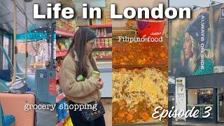 Life in London vlog | Living in the UK as a Filipino | Filipino grocery shopping and cooking