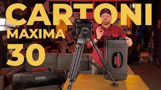 Штатив (комплект) Cartoni Maxima 30 Head with K701 Tripod and Mid-Level Spreader (KMX3-1AM)