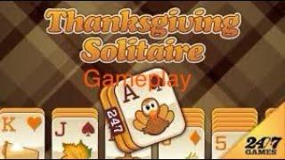 247 Thanksgiving Solitaire Gameplay