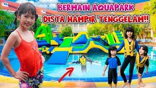 DISTA HAMPIR TENGGELAM PAS LAGI BERENANG!! DOMINIQUE SAMA MAMI PANIK #viralvideo #trending