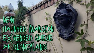 NEW Haunted Mansion Queue REVEALED at Disneyland!  Complete Walkthrough!