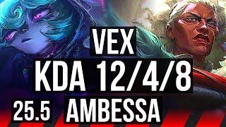 VEX vs AMBESSA (TOP) | 12/4/8 | EUNE Master | 25.5