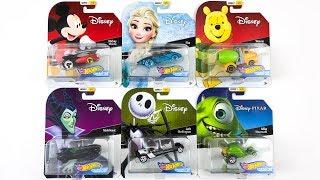 Opening Hot Wheels Disney Character Cars!