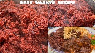 How to make the best Ghana  waakye / WAAKYE RECIPE / Ghana street food / Rice and Beans