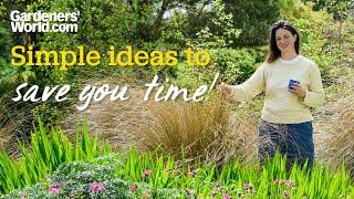 Simple TIME-SAVING TIPS for busy gardeners that are also good for the planet | Frances Tophill