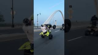 Apparently bro can wheelie #viral #atv