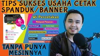 GRATIS Download template desain spanduk (Banner) usaha Percetakan Format PSD Photoshop