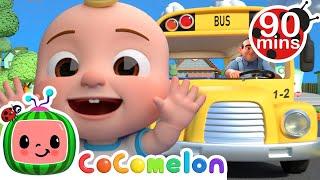 Wheels on the bus +Baby Shark & More Popular @CoComelon Animal Cartoons for Kids | Funny Cartoons