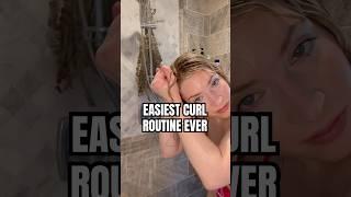 The EASIEST & QUICKEST Curly Hair Routine  #curlyhair