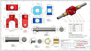 Universal Joint Exercise in Solidworks