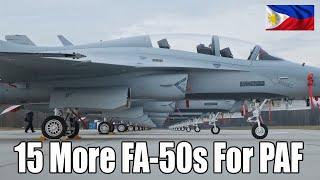 Philippines Acquires 15 More FA-50s