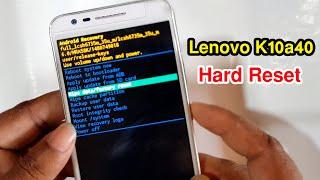 Lenovo K10a40 Hard Reset | Lenovo Vibe C2 Factory Reset | Lenovo K10a40 Pin/Pattern Unlock 100% |