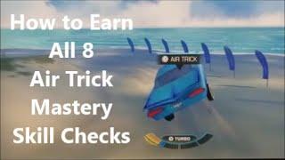 Cars 3:  Driven to Win ~ Earn All 8 Air Trick Mastery Skill Checks