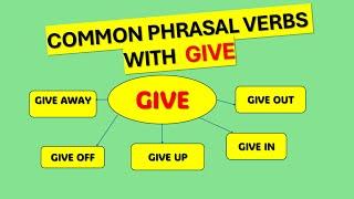 COMMON  PHRASAL VERBS WITH GIVE.