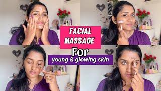 Facial Massage pannalam vangaGet young and glowing skin || using AGARO rose quartz roller