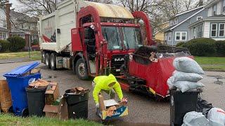 Star Waste Curotto Can Garbage Truck Packing Heavy Saturday Recycling