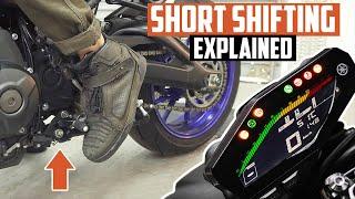 What is SHORT SHIFTING on a motorcycle?