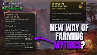 A NEW WAY OF FARMING MYTHICS? More Expansion Details Season 6 Diablo 4