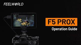 FEELWORLD F5 PROX 5.5" 1600NITS On-camera Monitor Operation Guide