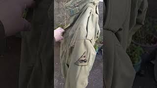 M65 jacket wax cape