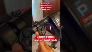 Custom button boost mode Segway MAX G3